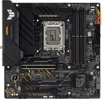 Материнская плата Asus TUF GAMING B660M-PLUS WIFI Soc-1700 Intel B660 4xDDR5 mATX AC`97 8ch(7.1) 2.5Gg RAID+HDMI+DP - купить недорого с доставкой в интернет-магазине