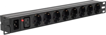 Блок распределения питания Powercom PDU-16A-type 2 PDU-16AV10-8S-C9-C2 - купить недорого с доставкой в интернет-магазине