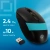 Мышь Оклик 310MW черный/синий оптическая 3200dpi беспров. USB для ноутбука 4but (1869090) - купить недорого с доставкой в интернет-магазине