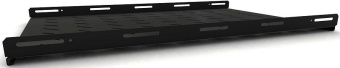 Полка стационарная Hyperline TSH3L-850-RAL9004 1U нагр.:20кг. 19" 850мм черный (упак.:1шт) - купить недорого с доставкой в интернет-магазине