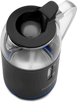 Чайник электрический Polaris PWK 1563CGL 1.5л. 2200Вт черный/прозрачный корпус: стекло/пластик - цена, купить или заказать с доставкой в интернет-магазине Чайник электрический Polaris PWK 1563CGL 1.5л. 2200Вт черный/прозрачный корпус: стекло/пластик - купить недорого с доставкой в интернет-магазине