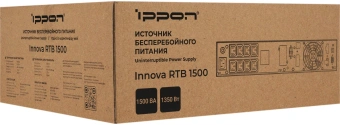 Источник бесперебойного питания Ippon Innova RTB 1500 1350Вт 1500ВА черный - купить недорого с доставкой в интернет-магазине