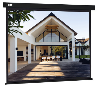 Экран Cactus 128x170.7см Wallscreen CS-PSW-128X170-BK 4:3 настенно-потолочный рулонный черный - цена, купить или заказать с доставкой в интернет-магазине Экран Cactus 128x170.7см Wallscreen CS-PSW-128X170-BK 4:3 настенно-потолочный рулонный черный - купить недорого с доставкой в интернет-магазине