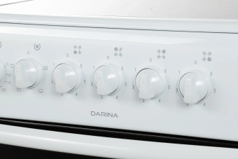Плита Электрическая Darina B 3607 W белый/черный стеклокерамика (без крышки) - купить недорого с доставкой в интернет-магазине