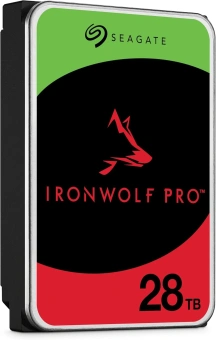 Жесткий диск Seagate SATA-III 28Tb ST28000NT000 NAS Ironwolf Pro 512E (7200rpm) 512Mb 3.5" - купить недорого с доставкой в интернет-магазине