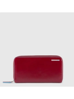 Кошелек женский Piquadro Blue Square PD1515B2R/OT3 синий петроль натур.кожа - купить недорого с доставкой в интернет-магазине