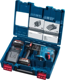 Перфоратор Bosch GBH 180-LI BL Set патрон:SDS-plus уд.:2Дж аккум. (кейс в комплекте) - купить недорого с доставкой в интернет-магазине