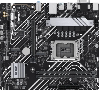 Материнская плата Asus PRIME H610M-A-CSM Soc-1700 Intel H610 2xDDR5 mATX AC`97 8ch(7.1) GbLAN+VGA+HDMI+DP - купить недорого с доставкой в интернет-магазине