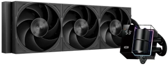 Система водяного охлаждения PcCooler DS360 Pro Digital ARGB Soc-AM5/AM4/1200/1700/1851 черный 4-pin 15-34.3dB Al LCD 310W Ret (D7-S360WBKN-GL) - купить недорого с доставкой в интернет-магазине