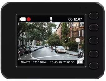 Видеорегистратор Navitel R250 DUAL DVR черный 1Mpix 1080x1920 1080p 140гр. AC5401 - купить недорого с доставкой в интернет-магазине