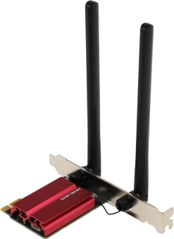 Сетевой адаптер Wi-Fi + Bluetooth Mercusys MA86XE AXE5400 PCI Express (ант.внеш.несъем.) 2ант. - купить недорого с доставкой в интернет-магазине