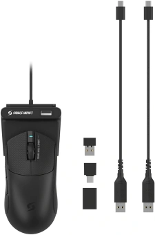 Мышь A4Tech Bloody SG5 черный оптическая 30000dpi беспров. USB/USB-C 5but - купить недорого с доставкой в интернет-магазине