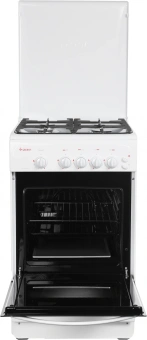 Плита Газовая Gefest CG 50M04 K73 белый (металлическая крышка) реш.чугун - купить недорого с доставкой в интернет-магазине
