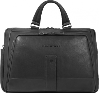 Деловая сумка Piquadro Carl CA6025S129/N с отделением для ноутбука черный натур.кожа - купить недорого с доставкой в интернет-магазине