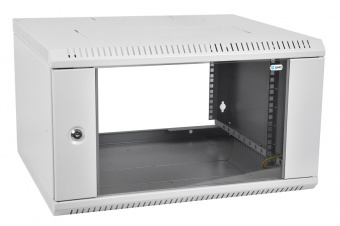 Шкаф коммутационный ЦМО ШРН-ЭКОНОМ (ШРН-Э-12.350) настенный 12U 600x350мм пер.дв.стекл 85кг серый 300мм - купить недорого с доставкой в интернет-магазине