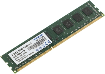 Память DDR3 8Gb 1333MHz Patriot PSD38G13332 RTL PC3-10600 CL9 DIMM 240-pin 1.5В dual rank Ret - купить недорого с доставкой в интернет-магазине