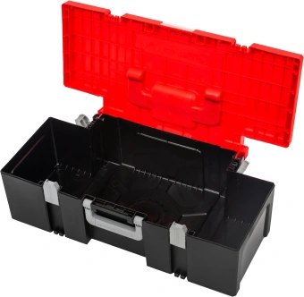 Ящик для инструментов Интерскол 2407.200 1отд. красный/черный - купить недорого с доставкой в интернет-магазине