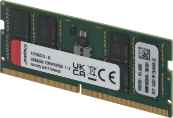 Память DDR5 32GB 5600MHz Kingston KCP556SD8-32 RTL PC5-44800 CL46 SO-DIMM 262-pin 1.1В dual rank Ret - купить недорого с доставкой в интернет-магазине