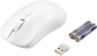 Мышь Acer OMR501 белый оптическая 1600dpi silent беспров. USB 4but (ZL.MCE11.018) - купить недорого с доставкой в интернет-магазине