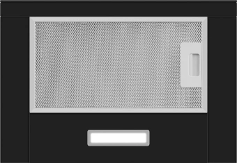 Вытяжка встраиваемая Weissgauff TEL 450 Glass черный управление: кулисные переключатели (1 мотор) - купить недорого с доставкой в интернет-магазине