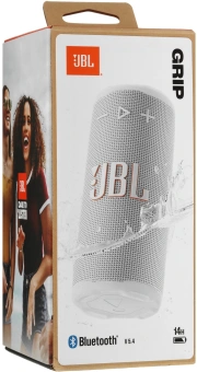 Колонка порт. JBL Grip белый 16W 1.0 BT/USB 2600mAh (без.бат) (JBLGRIPWHT) - купить недорого с доставкой в интернет-магазине