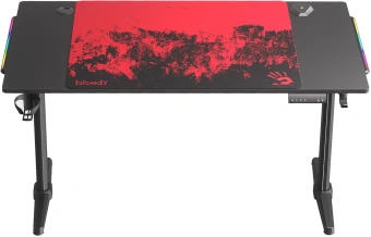 Стол игровой Bloody BD-TB301 электропривод столешница ЛДСП карбон каркас черный 140x80см - купить недорого с доставкой в интернет-магазине