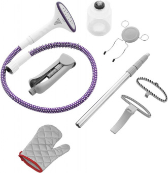 Отпариватель напольный Kitfort КТ-941 1580Вт фиолетовый/белый - купить недорого с доставкой в интернет-магазине