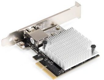 Сетевой адаптер 10G Ethernet Exegate EXE-107S EX296225RUS PCI Express x4 - купить недорого с доставкой в интернет-магазине