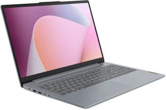 Ноутбук Lenovo IdeaPad Slim 3 15AMN8 Ryzen 5 7520U 8Gb SSD512Gb AMD Radeon 610M 15.6" IPS FHD (1920x1080) Windows 11 Home grey WiFi BT Cam (82XQ00JCRK) - купить недорого с доставкой в интернет-магазине