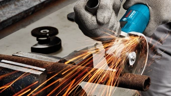 Углошлифовальная машина Bosch GWS 750-125 750Вт 11000об/мин рез.шпин.:M14 d=125мм (0601394001) - купить недорого с доставкой в интернет-магазине