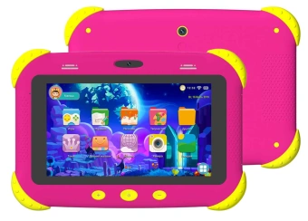 Планшет Digma CITI Kids MT8321 (1.3) 4C RAM2Gb ROM32Gb 7" IPS 1024x600 3G Android 9.0 розовый 2Mpix 0.3Mpix BT WiFi microSDHC 64Gb 2800mAh - купить недорого с доставкой в интернет-магазине