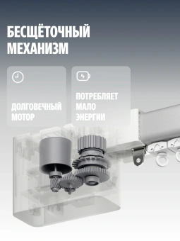 Умный карниз Yandex YNDX-00591 выдвижение гориз. белый - купить недорого с доставкой в интернет-магазине