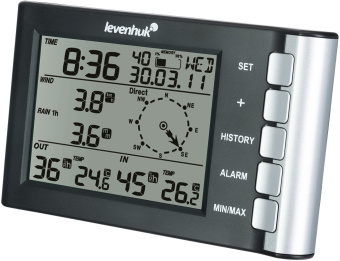 Погодная станция Levenhuk LP240 серебристый/черный - купить недорого с доставкой в интернет-магазине