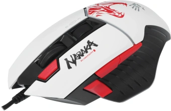 Мышь A4Tech Bloody W95 Max Naraka белый/рисунок оптическая 12000dpi USB 6but - купить недорого с доставкой в интернет-магазине