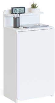 Стол для компьютера Сокол СП-19 складн. столешница ЛДСП белый каркас хром (00-00012723) - купить недорого с доставкой в интернет-магазине