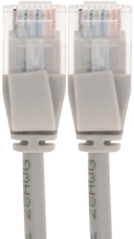Патч-корд Rexant 02-0380-1 U/UTP RJ-45 вил.-вилка RJ-45 кат.6A 1м серый LSZH - купить недорого с доставкой в интернет-магазине