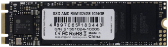 Накопитель SSD AMD SATA III 1TB R5M1024G8 Radeon M.2 2280 - купить недорого с доставкой в интернет-магазине
