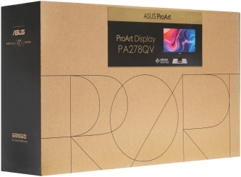 Монитор Asus 27" ProArt PA278QV черный IPS LED 4ms 16:9 DVI HDMI M/M матовая HAS Piv 350cd 178гр/178гр 2560x1440 75Hz DP 2K USB 7.56кг - купить недорого с доставкой в интернет-магазине