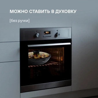 Сковорода ВОК (WOK) Rondell Escurion RDA-870 круглая 28см покрытие: Xylan Plus ручка съемная (с крышкой) черный - купить недорого с доставкой в интернет-магазине