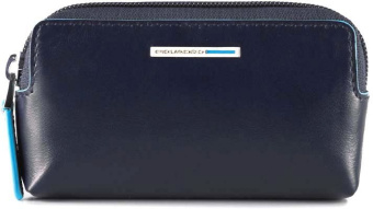 Ключница Piquadro Blue Square PC4216B2/BLU2 синий натур.кожа - купить недорого с доставкой в интернет-магазине