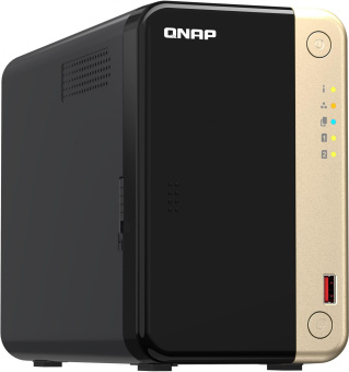 Сетевое хранилище NAS Qnap Original TS-264-8G 2-bay настольный Celeron N5095 - купить недорого с доставкой в интернет-магазине