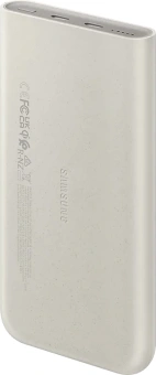 Мобильный аккумулятор Samsung EB-U2510 10000mAh 25W 3A 2xUSB-C беспров.зар. бежевый (EB-U2510XUEGRU) - купить недорого с доставкой в интернет-магазине