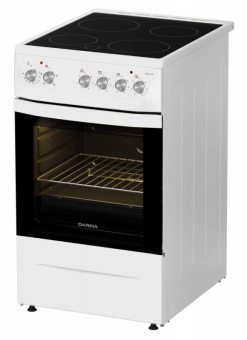 Плита Электрическая Darina 1D5 EC 241 614 W белый/черный стеклокерамика (без крышки) - купить недорого с доставкой в интернет-магазине