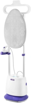 Отпариватель напольный Kitfort КТ-996 2300Вт белый/фиолетовый - купить недорого с доставкой в интернет-магазине
