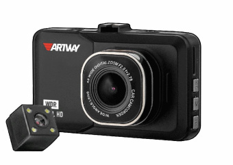 Видеорегистратор Artway AutoCam AV-394 черный 2Mpix 1080x1920 1080i 120гр. Ambarella - купить недорого с доставкой в интернет-магазине