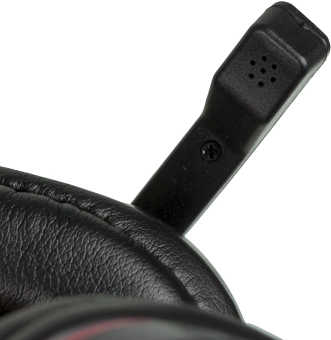 Наушники с микрофоном Оклик HS-L380G ABADDON черный/красный 1.8м мониторные оголовье (1100404) - купить недорого с доставкой в интернет-магазине