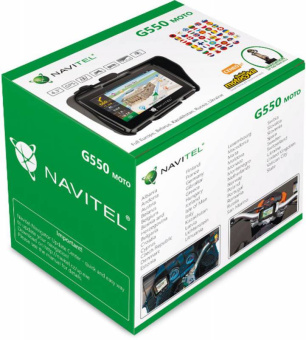 Навигатор Автомобильный GPS Navitel G550 Moto 4.3" 480x272 8Gb microSD черный Navitel - купить недорого с доставкой в интернет-магазине