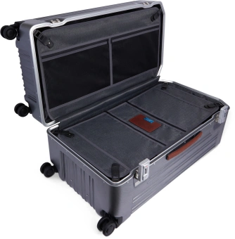 Чемодан Piquadro PQ-LM BV5213PQLM/NCU 42x37x80см 102л. 5.6кг. поликарбонат/натур.кожа серебристый - купить недорого с доставкой в интернет-магазине