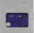 Швейцарская карта Victorinox SwissCard Lite (0.7322.T2) синий полупрозрачный коробка подарочная - купить недорого с доставкой в интернет-магазине