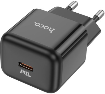 Сетевое зар./устр. Hoco N32 Glory Black 30W (PD+QC+AFC) USB-C универсальное черный - купить недорого с доставкой в интернет-магазине
